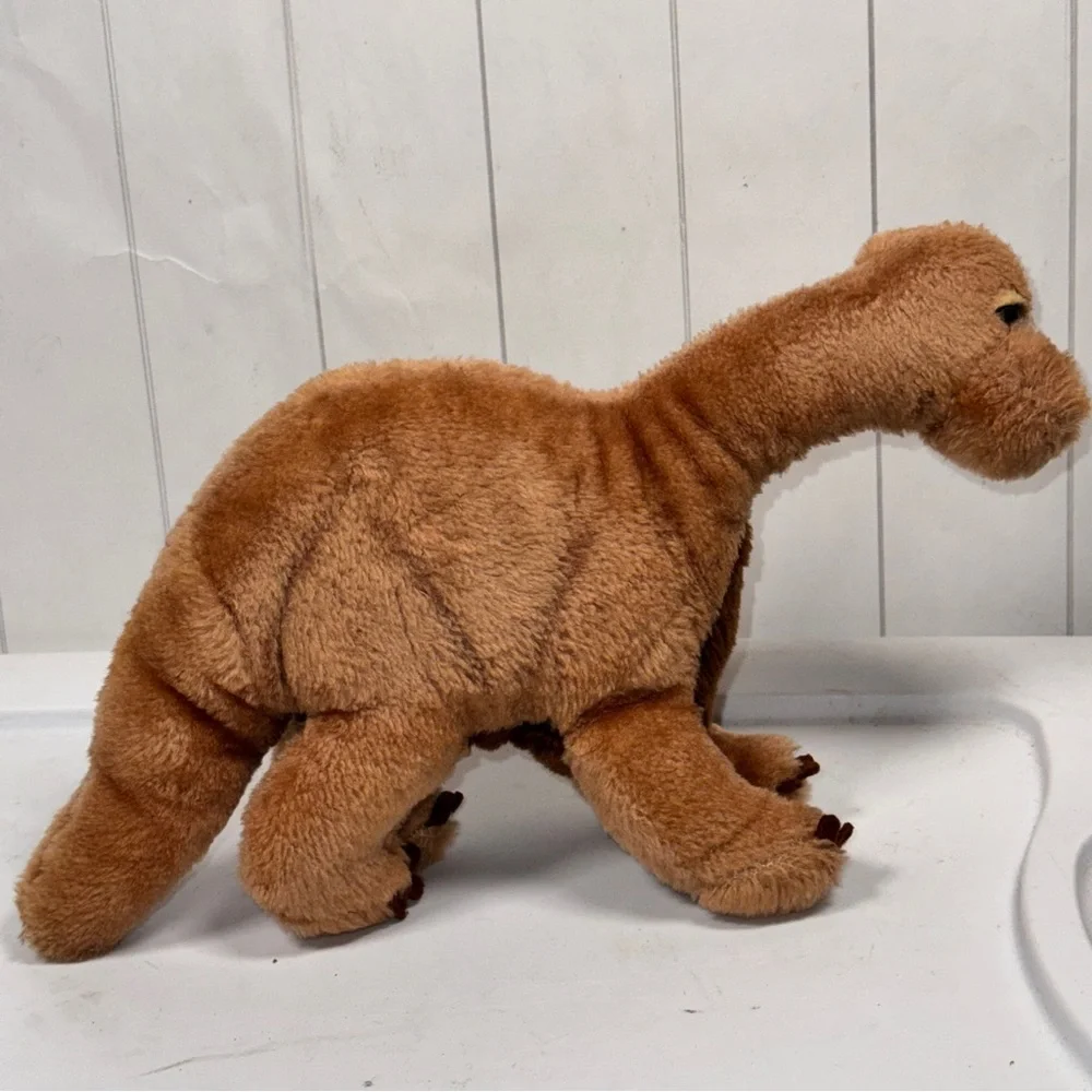 VTG 1980‎ Dakin Dinosaur Stuffed Animal Retro Plush Toy Brown 10